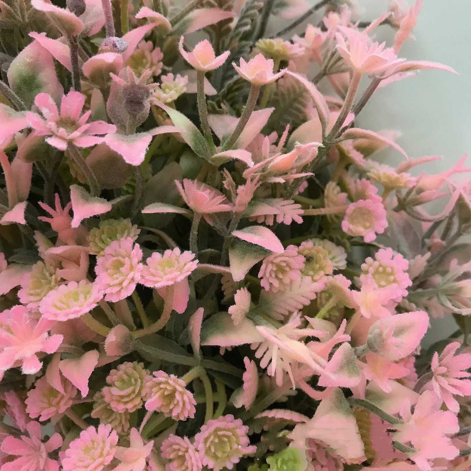 45cm Artificial Babysbreath Wreath Garland for Wedding Decoration Home Party DIY Wall Hanging Front Door DecorationM251115