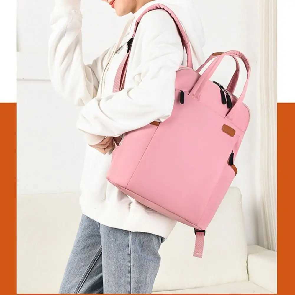 Oxford Cloth Laptop Backpack Large Capacity Black/Khaki/Pink/Beige Computer Backpacks Waterproof Casual Style Shoulder BagW251114