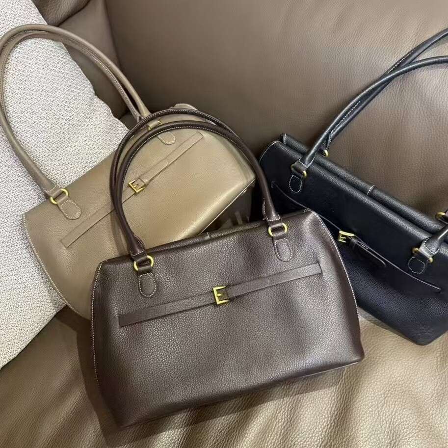 Mm Women's Bags New High End Single Shoulder Underarm Commuter Versatile Leather Women's Large Capacity Tote Bag