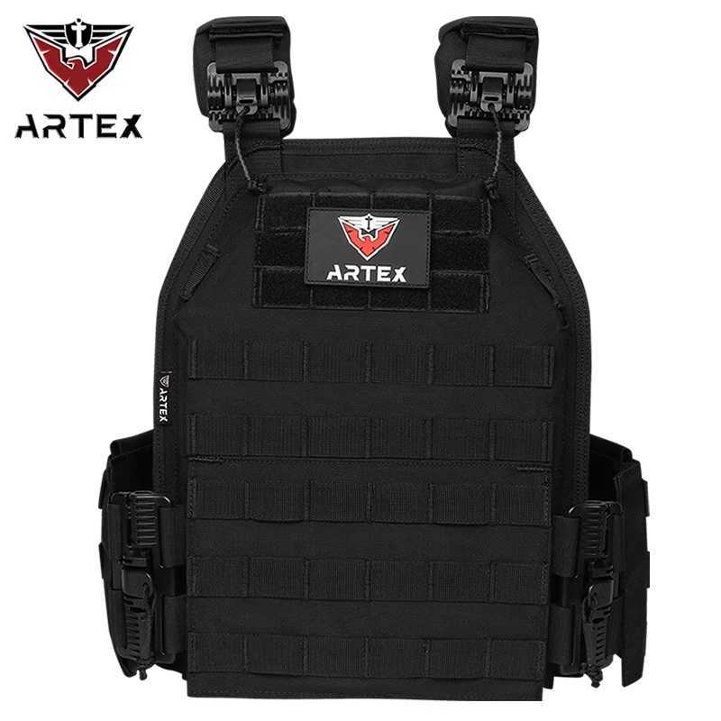 ARTEX Plate Carrier Tactical Vest 1000D Polyester New Quick Release System Combat Vests Paintball Airsoft Gear Tactical Vest XJ251114