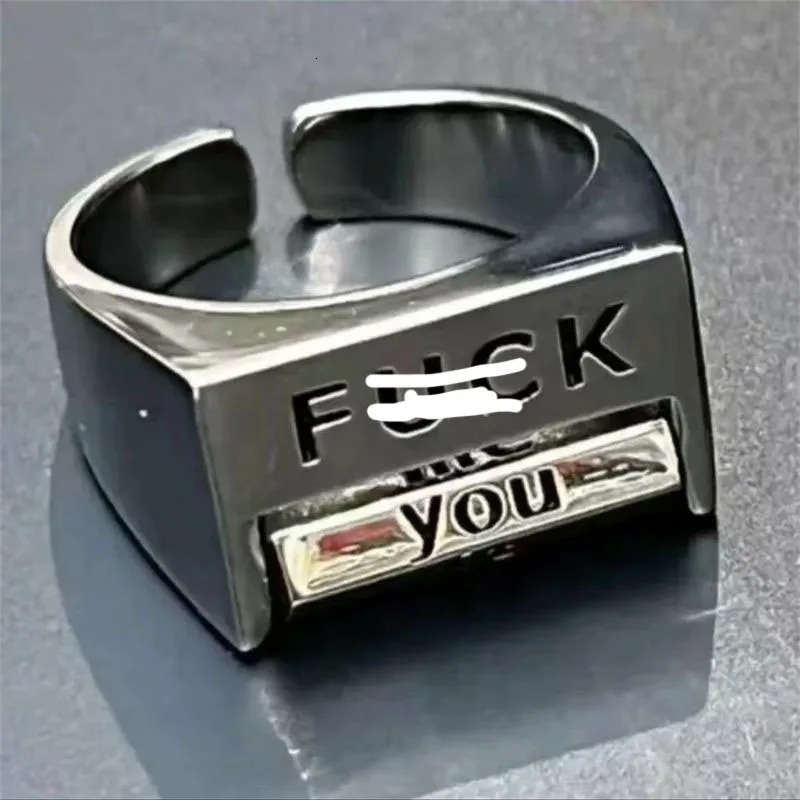 Creative Love Mood Ring for Men Women | Funny Rotatable Fidget Ring Jewelry Gift 250414