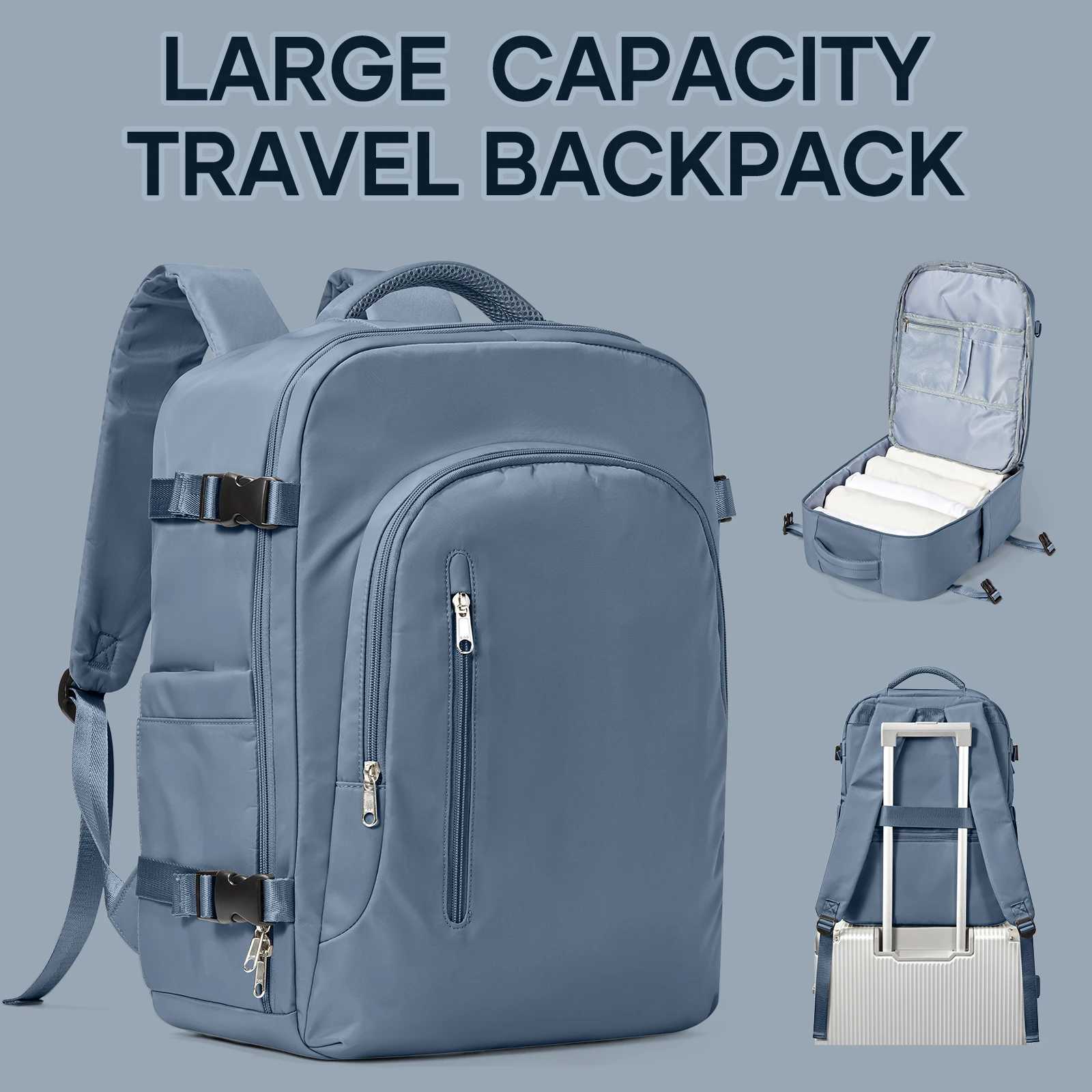 Laptop Bag Travel Backpack for Women Large Capacity Easyjet Carry-Ons 45x36x20 Backpack Ryanair 40x20x25 Mens Cabin BackpackW251114