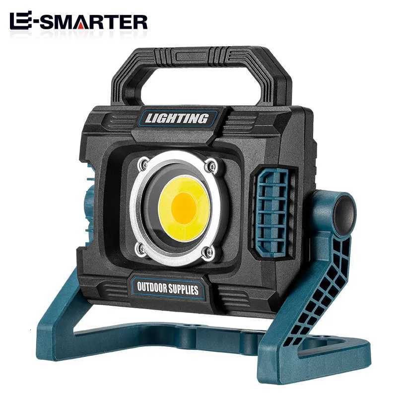 Power Bank Super Bright LED Camping Flashlight Work Lights USB Rechargeable Handheld Powered Lanterns Searchlight M251115