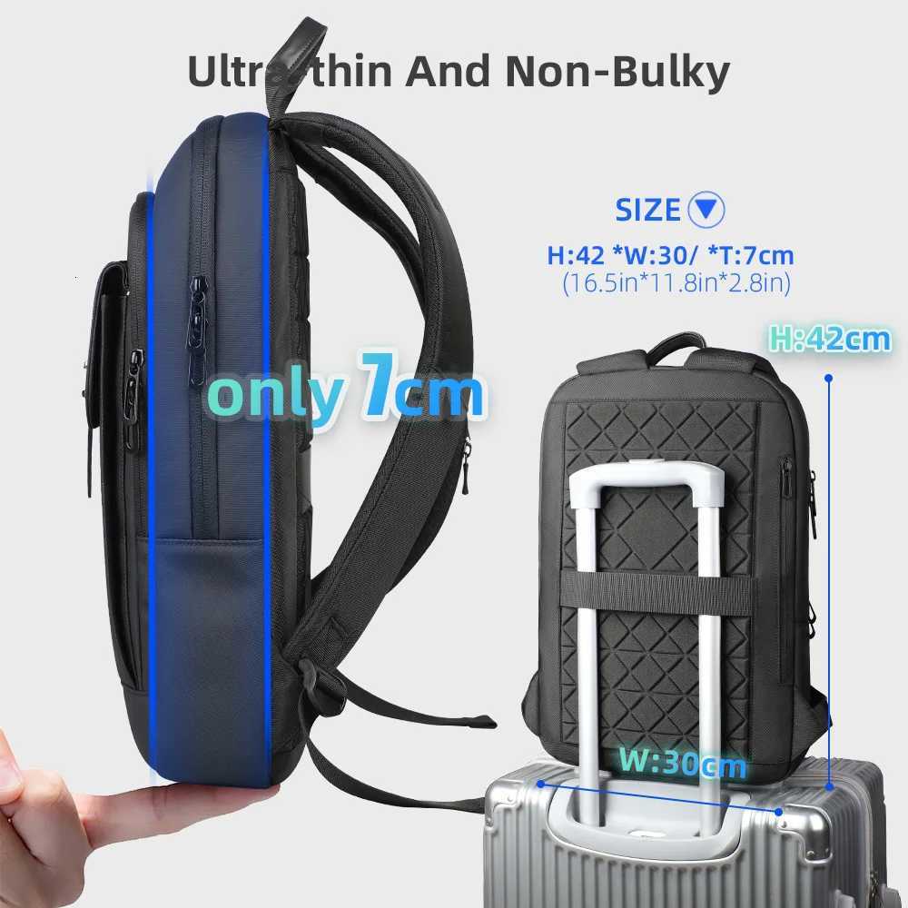 HK Slim 156 inch Laptop Backpack for Men Waterproof Business Backpack Anti-Theft School Bag Travel Daypacks for Daily Cmute Y251114