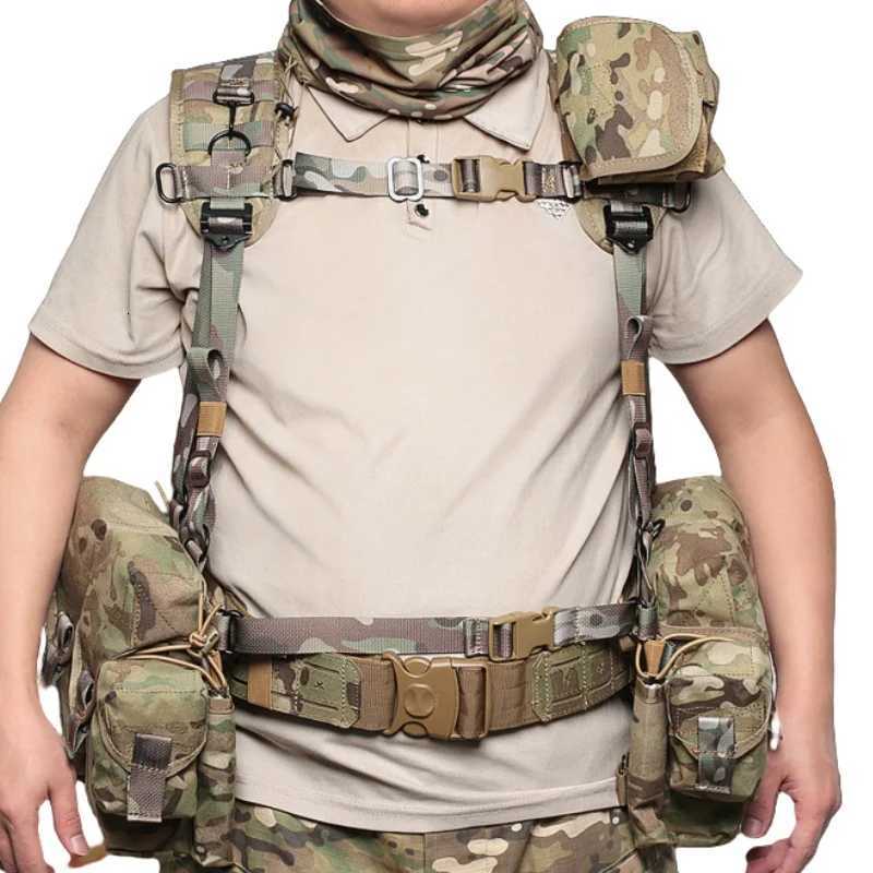 Hunting SSO/SPOSN Smash AK MOLLE Chest Rig Backpack 7.62 Pouchs Training Gear M1 Tactical Combat Vest XJ251114