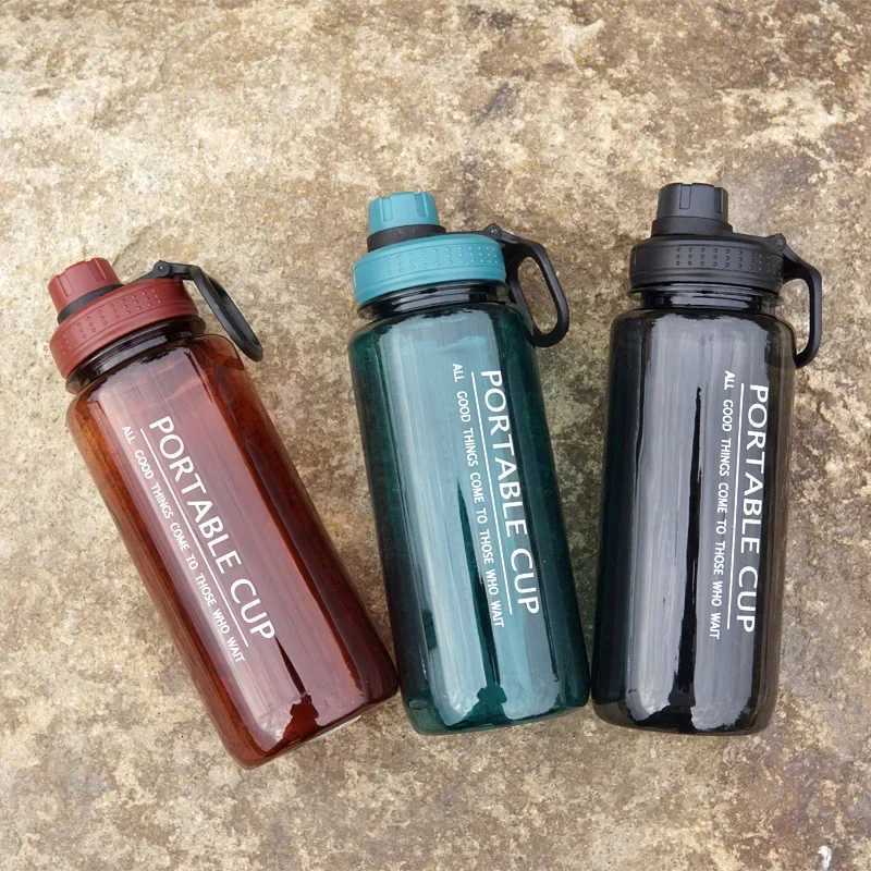 1000ml Sports Water Bottle Portable Leakproof Large Capacity Travel Kettle Lightweight Plastic Water Jugs Creative Space CupW251114