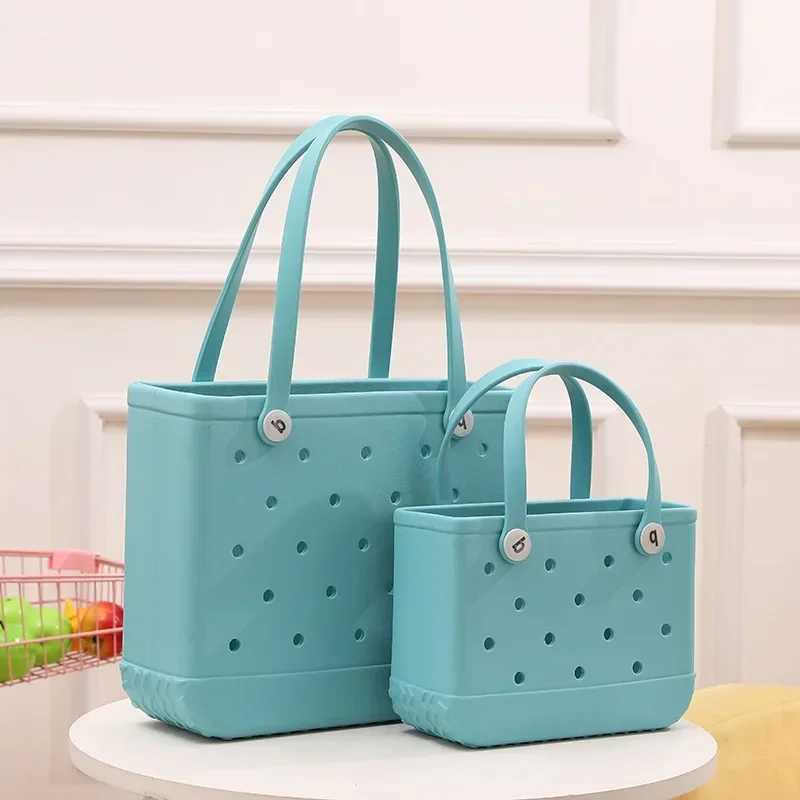 Fashion ladies bag is a stylish and minimalist hollow candy colored portable vegetable basket handbag W250415
