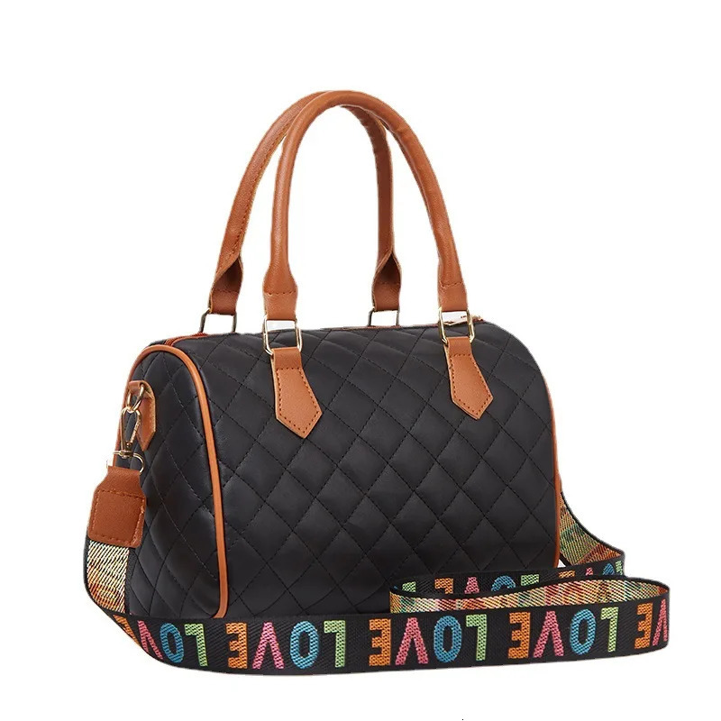 Fashion Casual Underwear Single Shoulder Pillow Bag Shoulder Strap Letter Printed Handheld Horizontal Bag Bag 250410