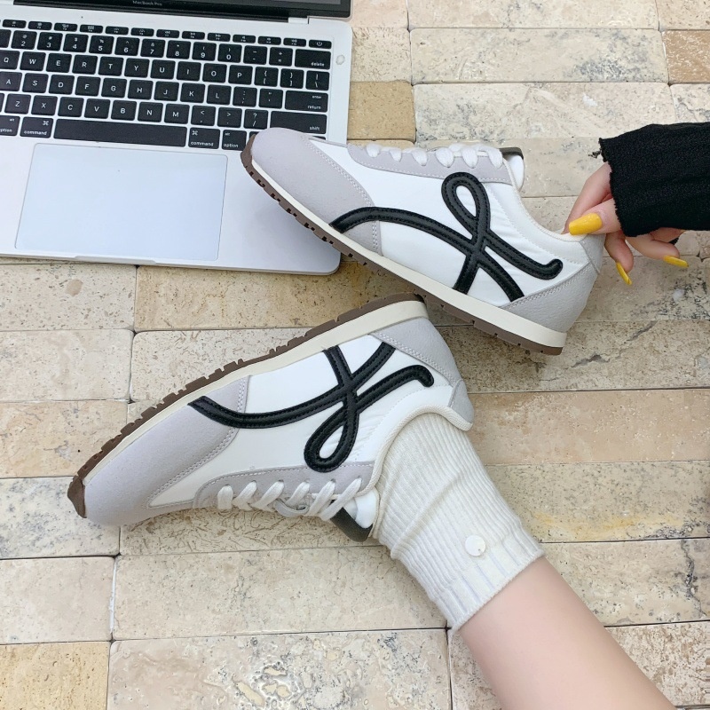 2025 popular new design free shipping women shoes flat casual shoes red blue color outdoor sports shoes sports shoes size 35-40