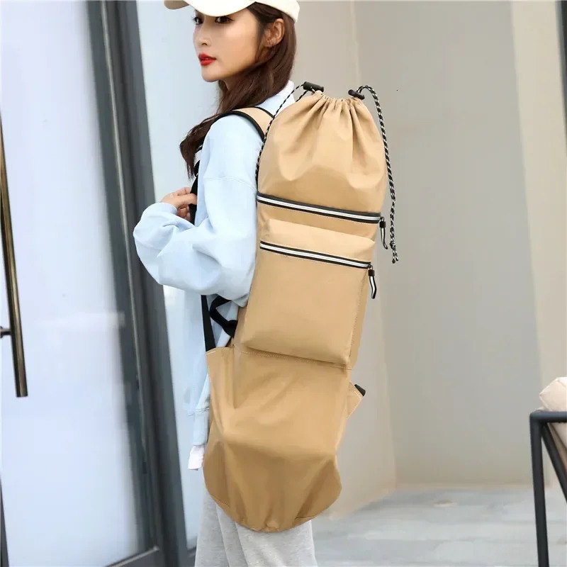 Skateboard Bag Double Rocker Lightweight Waterproof Yoga Bag Fitness Surfboard Bag Large Capacity Shoulder Flipper Bag 251114
