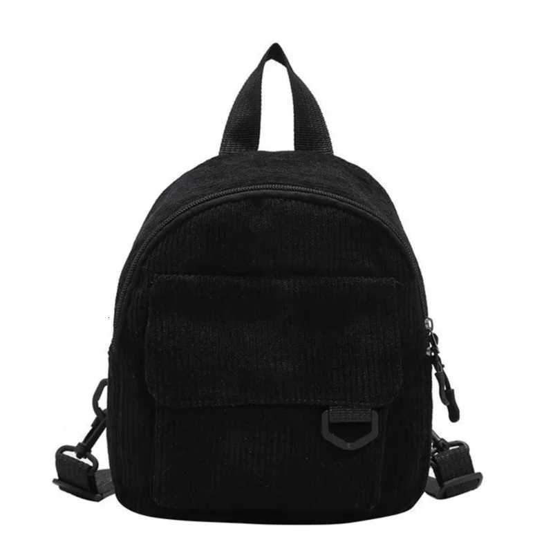 Makeup Bag Corduroy Bag Mini Backpack Ins Super Popular Cute Commuting Texture Student Versatile BackpackW251114