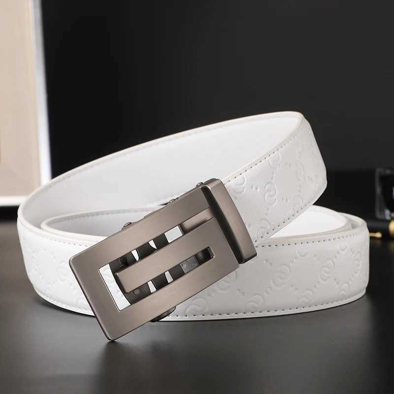 fashion belt Business Mens Genuine Leather Male Luxury Brand Alloy Metal Buckle Designer Belts men Waist Strap Belt for Jeans