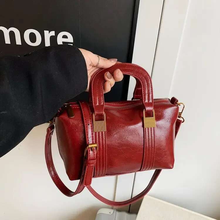 2025 Matte PU Mini Satchel, Convertible Crossbody Bag With Retro-Edge Leopard Print, Day-To-Night Structured Purse For Women