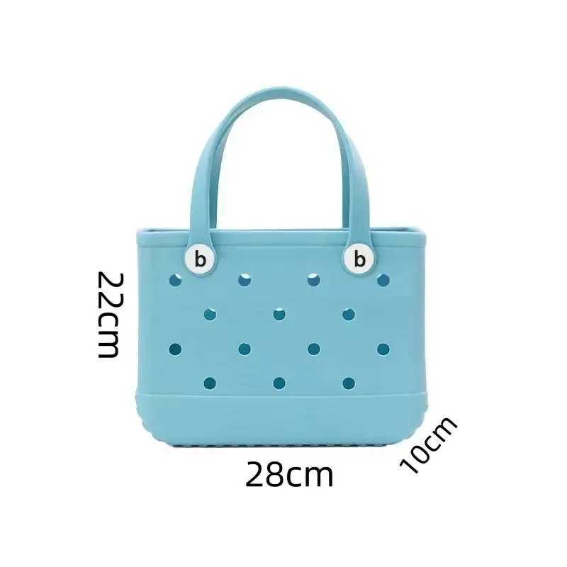 Handbag beach bag square shopping bag hot selling bag new EVA hole bag DIY beach bag bolsas de playa grandstravel bag W250415