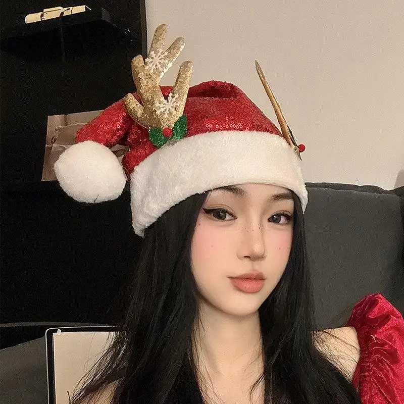 Christmas Decorations Holiday Scene Arrangement Bow Tie Christmas Hat Decoration Adult Atmosphere Photography Props 2026 Y251115