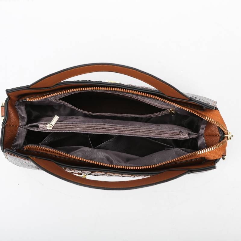 Retro Style Crocodile Pattern Women's Bag Crossbody Shoulder Handbag Daily Matching Holiday Gift