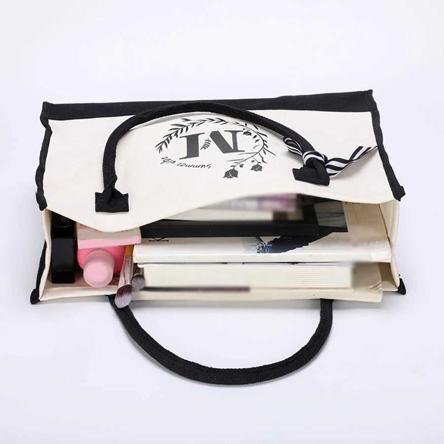 Alphabet Printing Large Capacity Womens Handbag Fashion 100 Canvas Handbag Daily Handbag Shoulder Son Mother Bag Set W250415