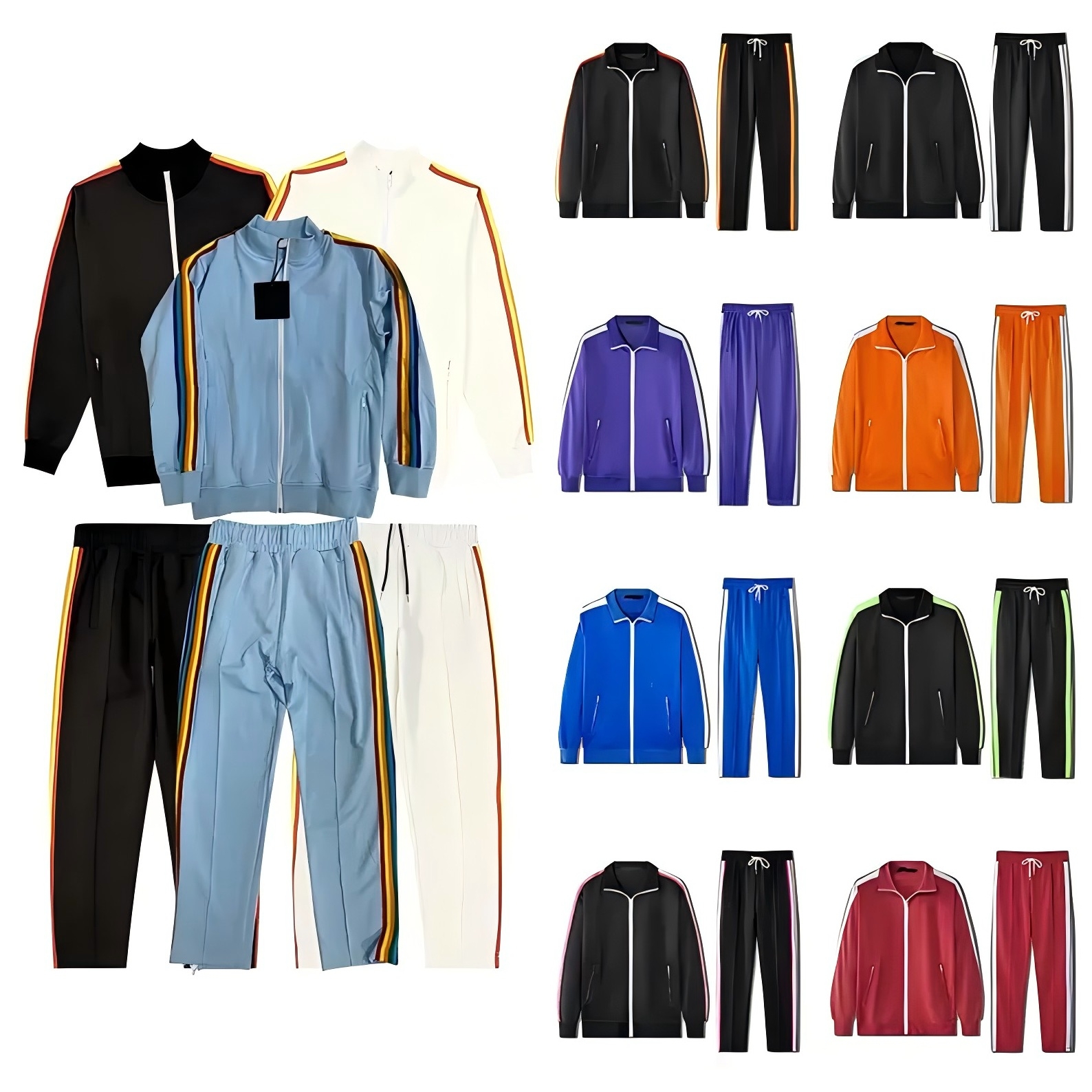 Mens tracksuits Fashion mens tracksuit Sweatpants Womens Casual Tracksuit 2 Piece Sets Classic Print Jackets Suits Men Sport Jogging Pants Sweatsuits