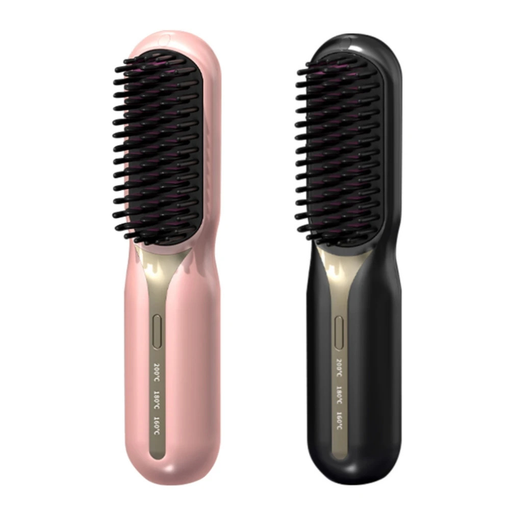 Cordless Hair Straightener Heating Comb Professional Electric Brush for Hair Smoothing Iron Negative Ion Nourish Hair Care 250414