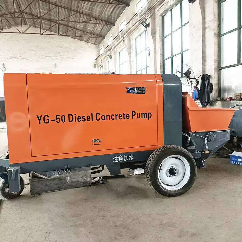 60 M3/h Portable Diesel Ready Mix Concrete Pump - Customer for Rent