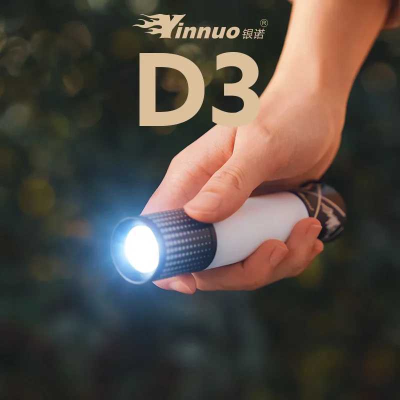 Rechargeable LED Portable Light Super Bright Flashlight Camping Light Work Light 6 Lighting Modes Waterproof Outdoor Tent Light M251115