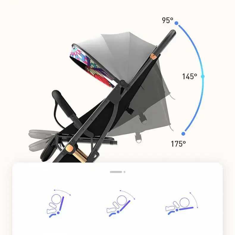 The new folding baby stroller is lightweight and foldable X250415