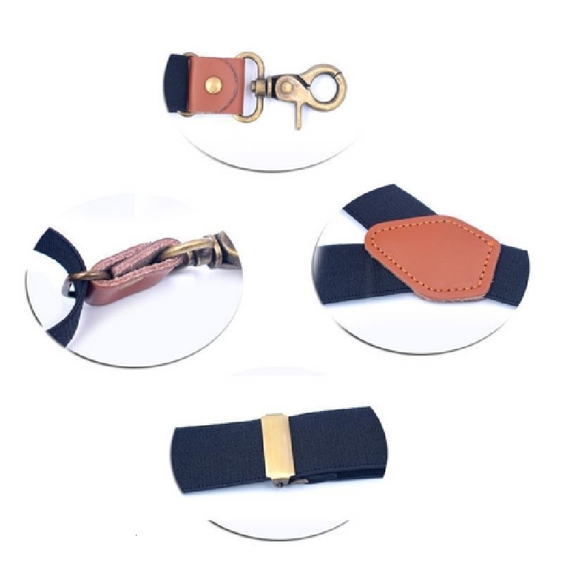 Retro mens hanger 3hook casual Trouser fashionable adjustable womens bracket y250326