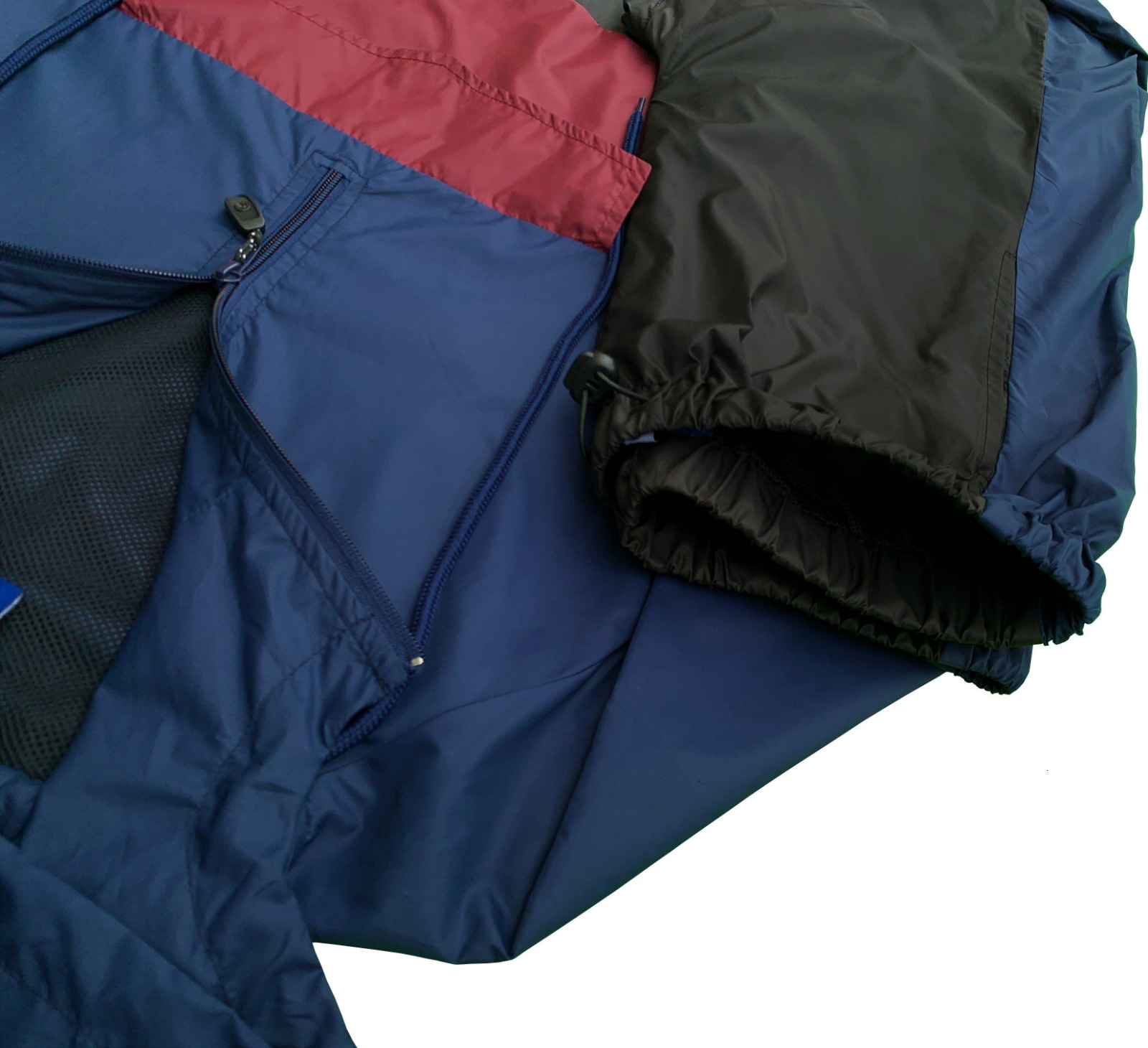 Tracksuit Men's Windbreaker Hooded Meshed ed Jogging GYM Suit