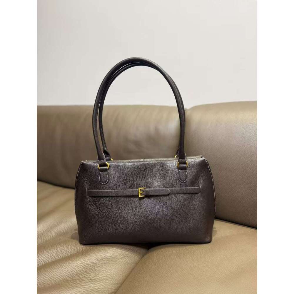 Mm Women's Bags New High End Single Shoulder Underarm Commuter Versatile Leather Women's Large Capacity Tote Bag