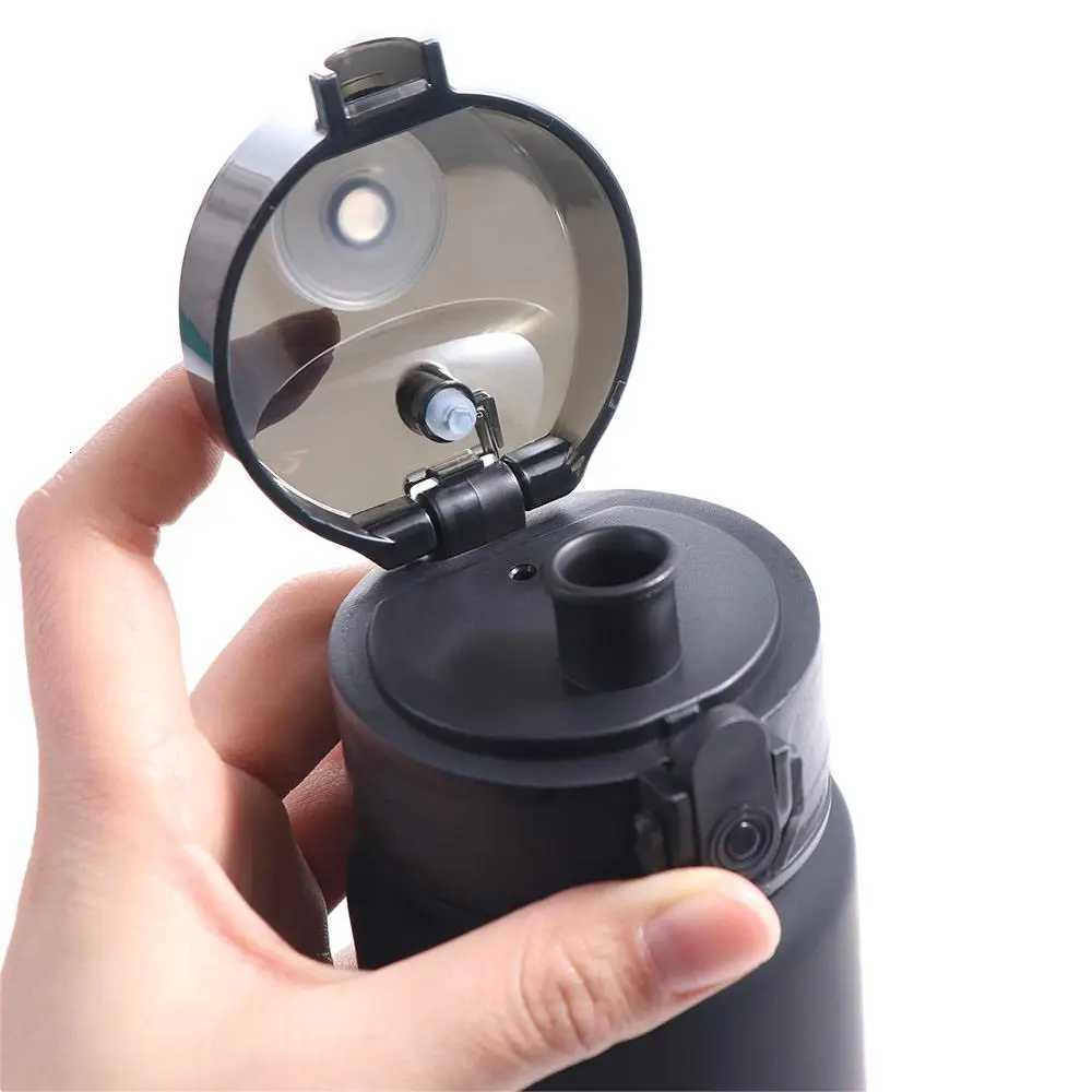 1 Liter Sports Water Bottle Gradient Color Portable Leak Proof Colorful Plastic Cup Large Capacity 500/800/1000mlW251114