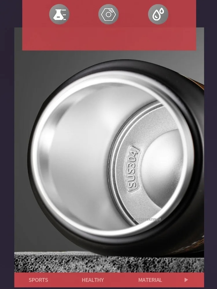 800100012001500ML 304 Stainless Steel Thermos with Straw Thermal Mug Cup Sports Vacuum Flasks Cold and Water Bottle 251107 W260226