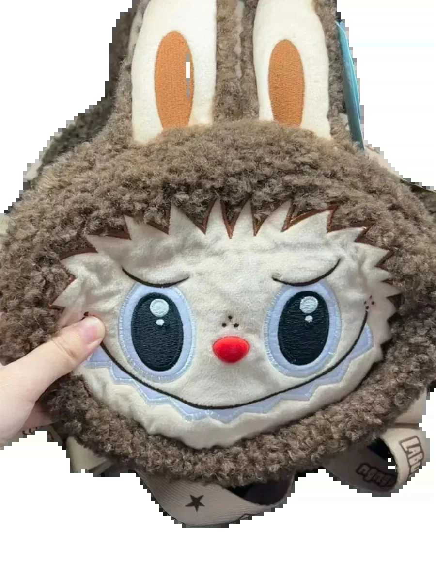 Labubu City Park Limited Cross shaped Bag Plush Wallet Phone Bag Womens Card Love Cartoon Bag Shoulder Bag Handbag Girl Gift X250415