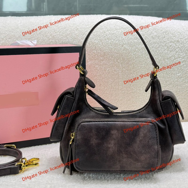Chic Ladies' Cowhide Leather Shoulder Hobo Bag Featuring a Secure Zipper Pocket and Versatile Design 250415