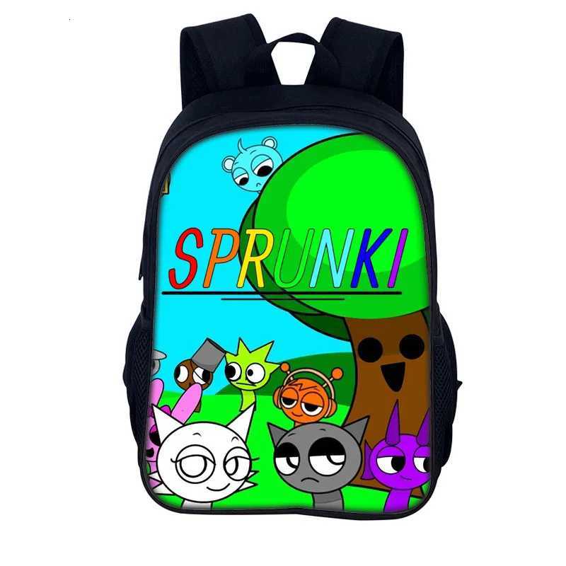 Sprunki School Backpack Bag Incredibox Sprunki School Bag Backpack Mochila Sprunki Student Back Pack Bag Christmas GiftW251114