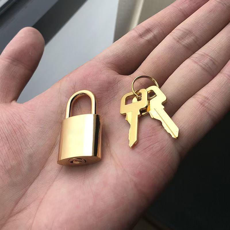 Designer Bag Luxury Handbag Parts Gold silver Lock 1 set = 1 lock + 2 keys Hardware ornaments