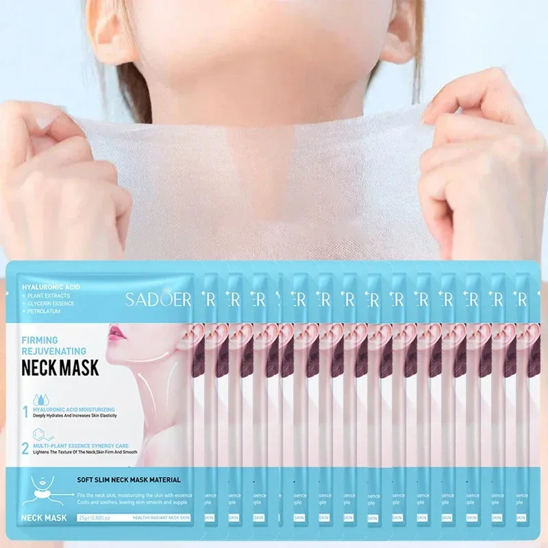 SADOER Hyaluronic Acid Neck Mask Collagen Neck Masks Nourishing Beauty Necks Skin Care 250414