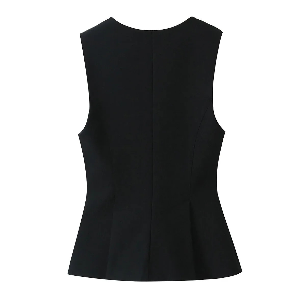 ZRWOMEN Elegant Mini Dress Style Top Polyester Fiber Tank with Twist ly Arrived in Winter 2024 2180104013 250414Z