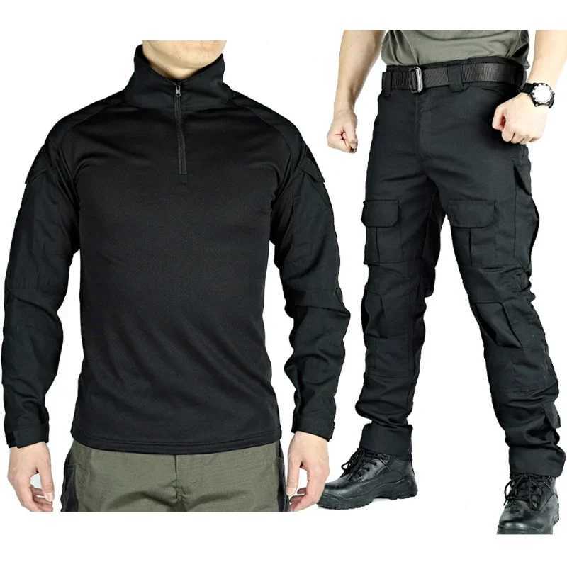G3 tactical set military parts set mens hunting training uniform hiking shirt and pants outdoor ruffled field war game set W250415