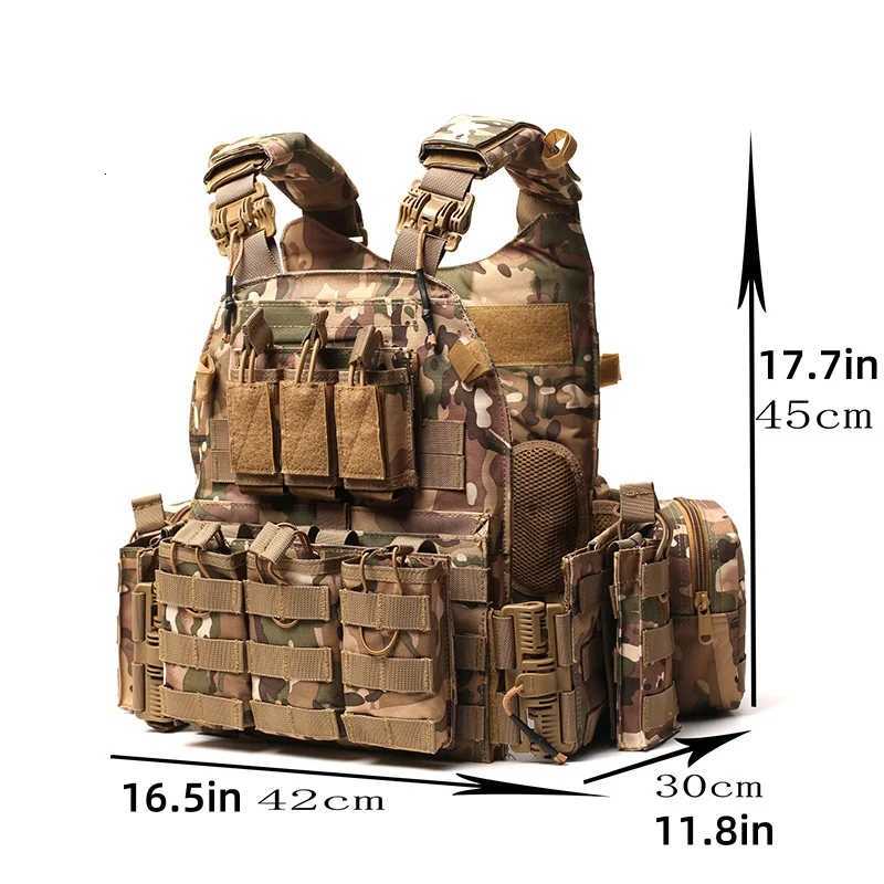 600D Polyester Tactical Vest Best-Seller - Durable Breathable and Adjustable Molle Design with Multiple PocketsXJ251114