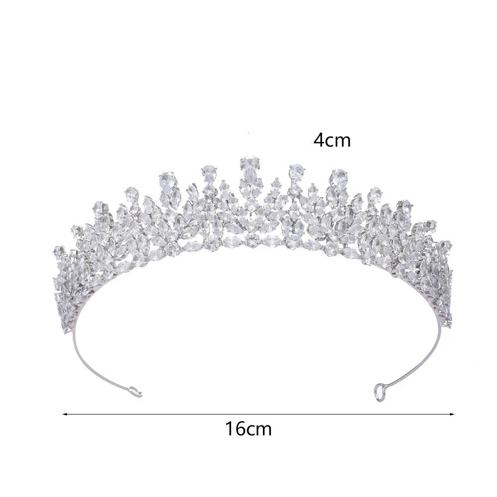 Bride Crowns For Wedding Headpieces Princess Bridal Headband Tiaras Crown For Quinceanera Women Diadem Prom Headdress 250414