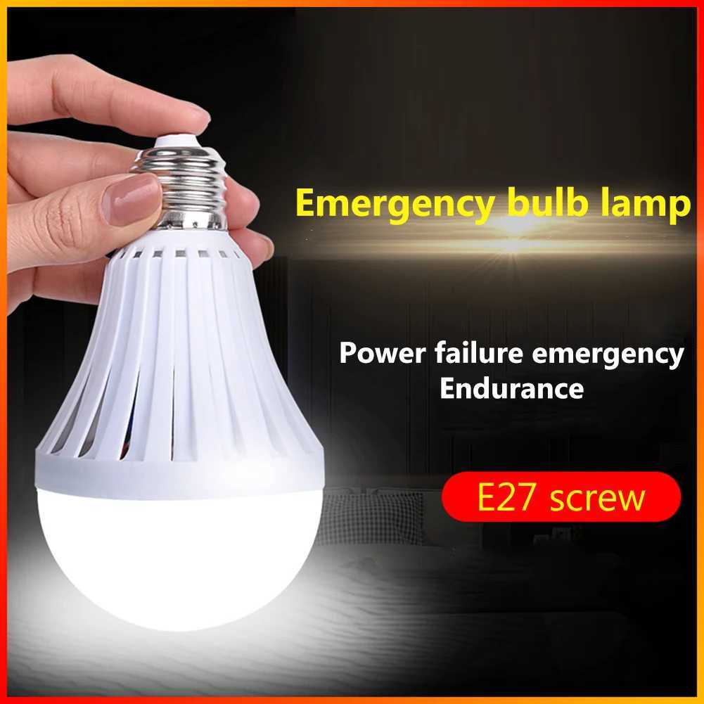 1-5PCS LED Rechargeable Light Bulb 9W 12W Emergency Bulb Portable Hanging Camping Lamp for Tent Home Power Failure Porch C251115
