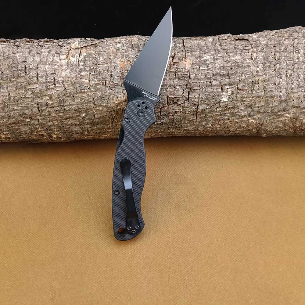 C81 Pocket Folding Knife CPM-S30V Blade G10 Handle Outdoor Military Tactical Survival Knife Hunting Self Defense EDC Tool Z250415