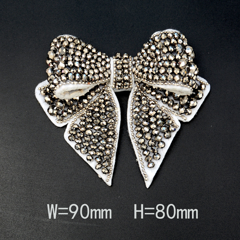 Beautiful Bow Rhinestone Flowers Bridal Wedding Party Shoes Accessories For high Heels Sandals Boots Decorations Shoes flower 240613