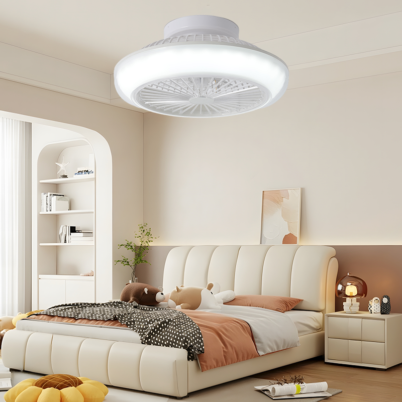 Gentle Wind Ceiling Fan Light Fixture for Bedroom Comfort & Silence-5896