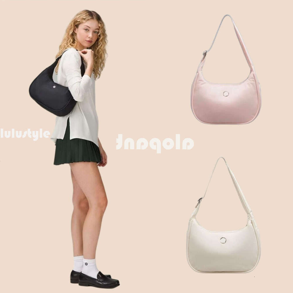 New yoga Mini Shoulder luluity lemoner Bag capacity shoulder bags Nylon underarm dumpling designer bag luluity lemoner Keychain bag set Crossbody bag