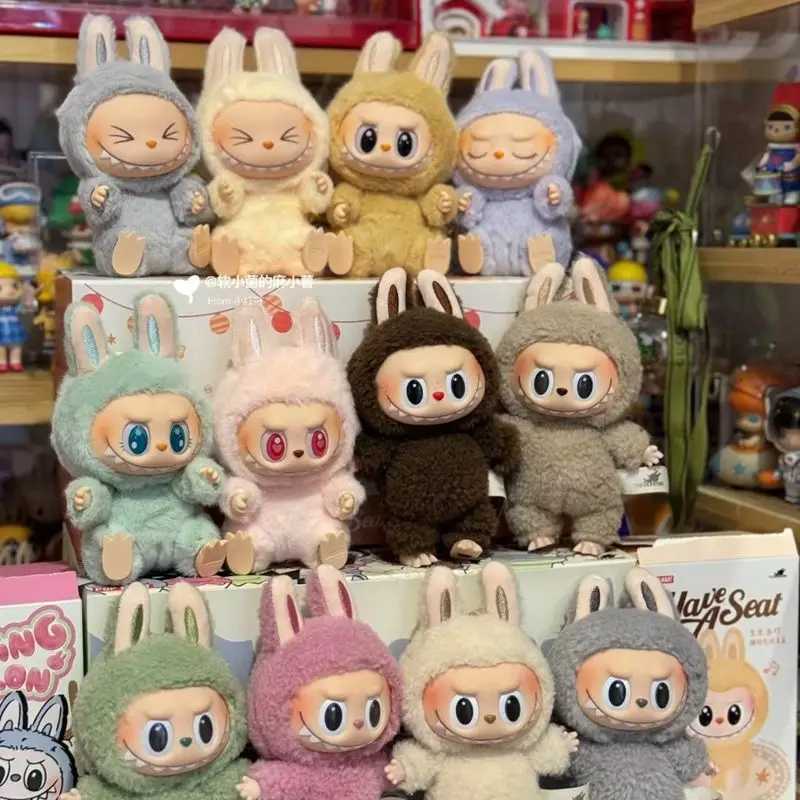Labubu blind box Labubu keychain backpack decoration Kawaii childrens toy surprise Christmas gift mystery box T250415