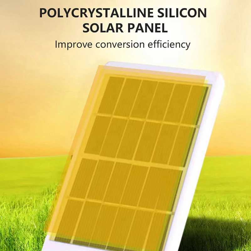 LED Solar Bulb Light Waterproof Outdoor 5V USB Charged Hanging Emergency Sunlight Powered Lamp Portable Powerful Indoor House C251115