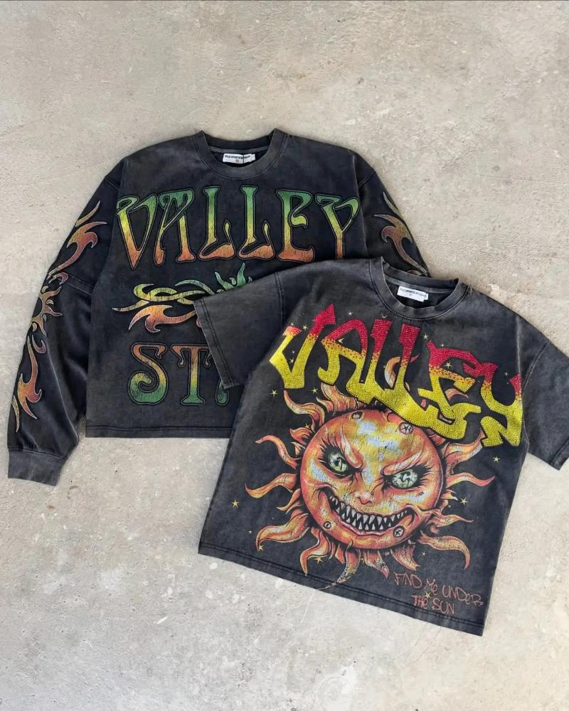 Men's T Shirts Harajuku Graphic Oversized Tops Hip Hop Short Sleeve Shirt American Streetwear Wash Cotton Men Clothing