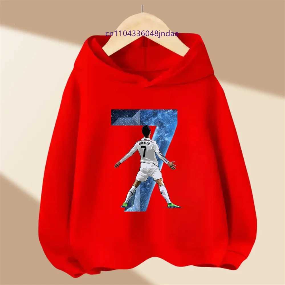 Brand Childrens Clothing Casual Kids Hoodie Spring and Autumn Sports Sweatshirt for Boys and Girls Ronaldo Printed PulloverW251115