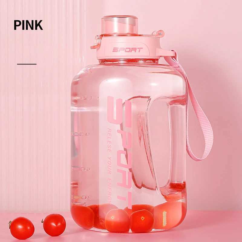 Large Capacity2500/1700ML Water Bottle With Straw Lid Sports Gym Water Kettle For Camping Travel BPA Free Drinking BottlesW251114